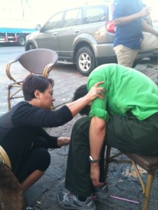 Really bruh? you drunk and the sun still up? you drunk in the MIDDLE of dinner? smh.